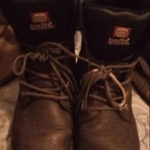 ecko unitd black boots like timberland quality half price